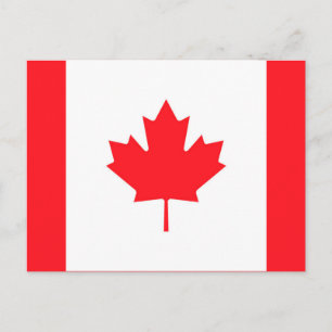 Vlag Canada Briefkaart