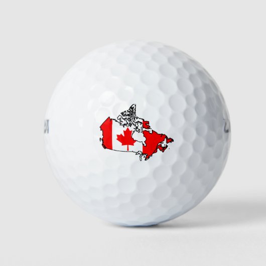 vlag canada golfballen (Voorkant)