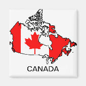 vlag canada magneet (Voorkant)