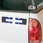 Vlag Canada Quebec Bumpersticker (Op Truck)
