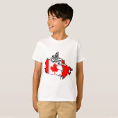 vlag canada t-shirt (Voorkant volledig)