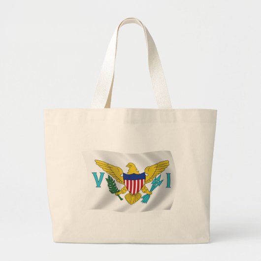 Vlag Canvas tas Amerikaanse Maagdeneilanden (Voorkant)