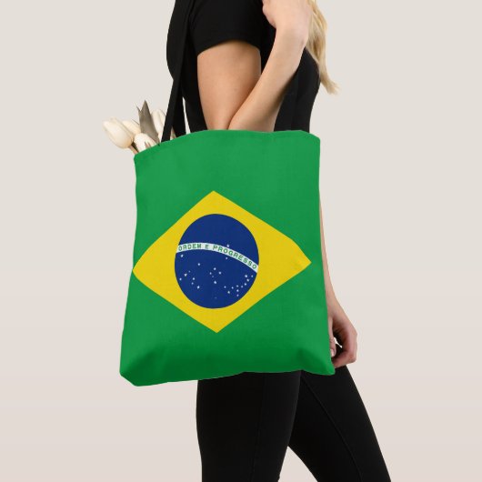 Vlag Canvas tas Patriottisch Brazilië (Dichtbij)