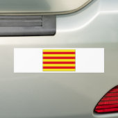 Vlag Catalonië (Spanje) Bumpersticker (Op auto)