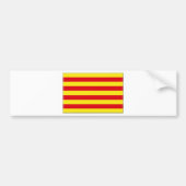 Vlag Catalonië (Spanje) Bumpersticker (Voorkant)