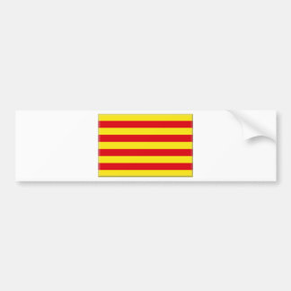 Vlag Catalonië (Spanje) Bumpersticker
