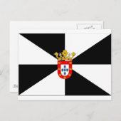 Vlag Ceuta (Spanje) Briefkaart (Voorkant / Achterkant)