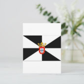 Vlag Ceuta (Spanje) Briefkaart (Staand voorkant)