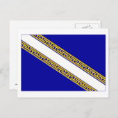 vlag Champagne-Ardenne Briefkaart (Voorkant / Achterkant)