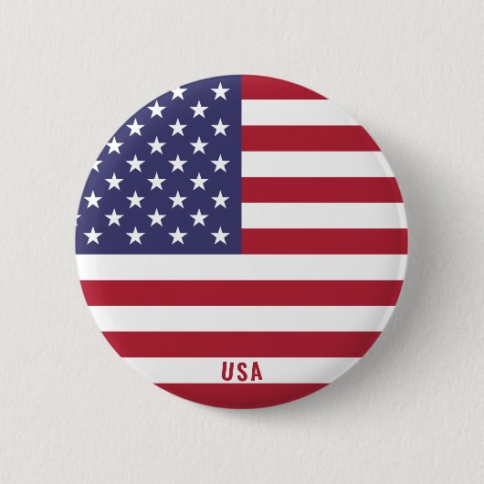 Vlag charmerend patriotticum ronde button 5,7 cm (Voorkant)