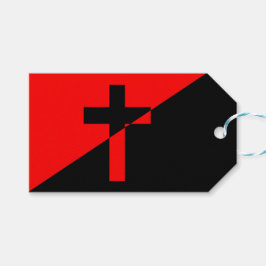 Vlag Christelijk-socialisme en anarchisme (Bevrijd Cadeaulabel