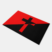 Vlag Christelijk-socialisme en anarchisme (Bevrijd Deurmat (Schuin)