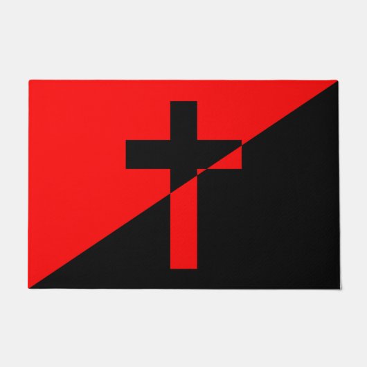 Vlag Christelijk-socialisme en anarchisme (Bevrijd Deurmat (Voorkant)
