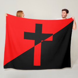 Vlag Christelijk-socialisme en anarchisme (Bevrijd Fleece Deken