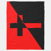 Vlag Christelijk-socialisme en anarchisme (Bevrijd Fleece Deken (Voorkant)
