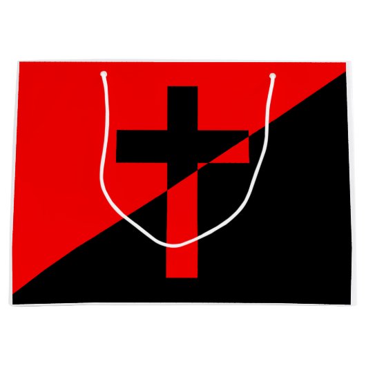 Vlag Christelijk-socialisme en anarchisme (Bevrijd Groot Cadeauzakje (Voorkant)