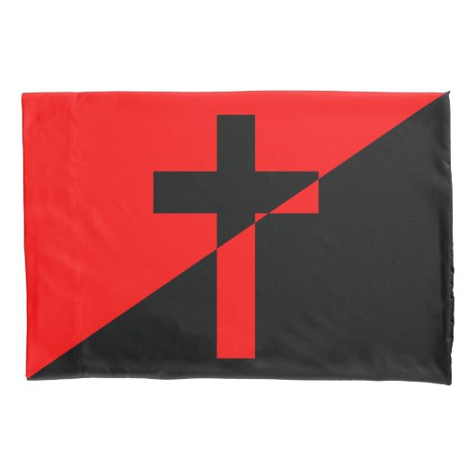 Vlag Christelijk-socialisme en anarchisme (Bevrijd Kussensloop (Voorkant)