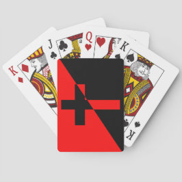 Vlag Christelijk-socialisme en anarchisme (Bevrijd Pokerkaarten