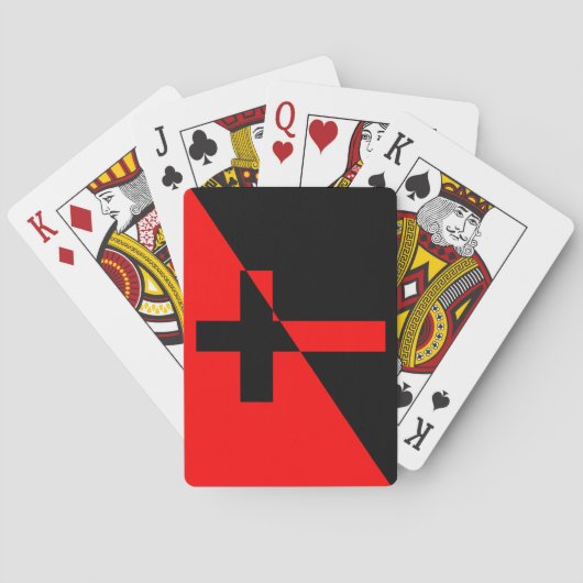 Vlag Christelijk-socialisme en anarchisme (Bevrijd Pokerkaarten (Achterkant)