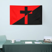 Vlag Christelijk-socialisme en anarchisme (Bevrijd Spandoek (Beurs)