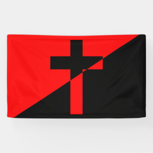 Vlag Christelijk-socialisme en anarchisme (Bevrijd Spandoek