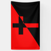 Vlag Christelijk-socialisme en anarchisme (Bevrijd Spandoek (Verticaal)