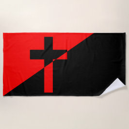 Vlag Christelijk-socialisme en anarchisme (Bevrijd Strandlaken