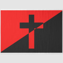 Vlag Christelijk-socialisme en anarchisme (Bevrijd Tissuepapier