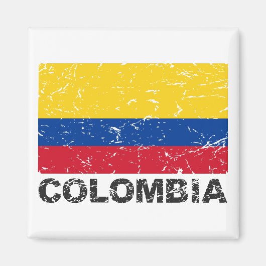  vlag Colombia Magneet (Voorkant)