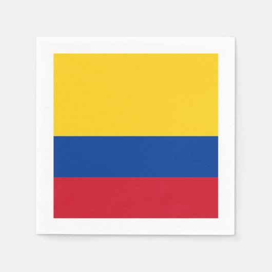 Vlag: Colombia Servetten (Voorkant)