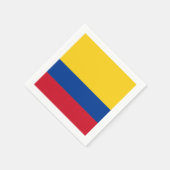 Vlag: Colombia Servetten (Hoek)