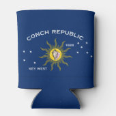 Vlag Conch Republic Blikjeskoeler (Achterkant)