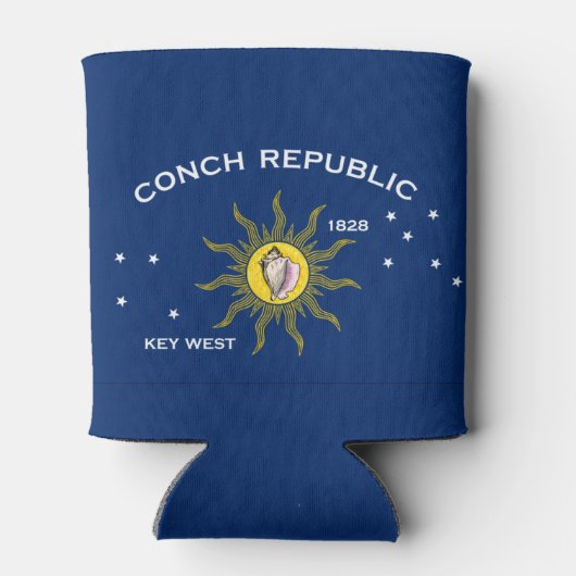 Vlag Conch Republic Blikjeskoeler (Achterkant)