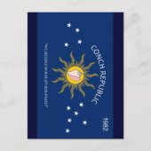 Vlag Conch Republic Briefkaart (Voorkant)