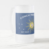 Vlag Conch Republic Matglas Bierpul (Voorkant links)