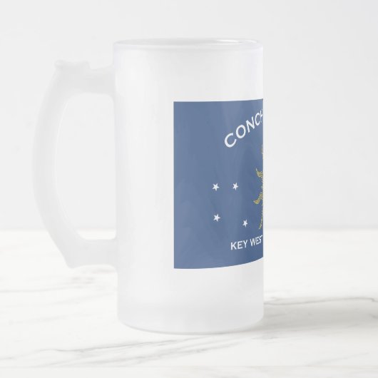 Vlag Conch Republic Matglas Bierpul (Links)