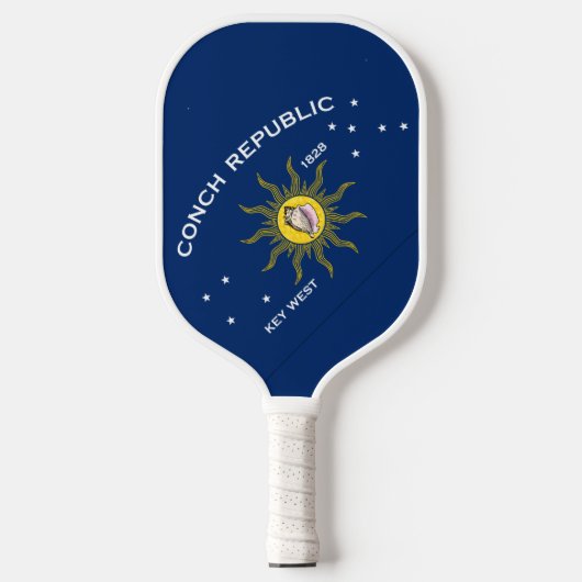 Vlag Conch Republic Pickleball Paddle (Voorkant)