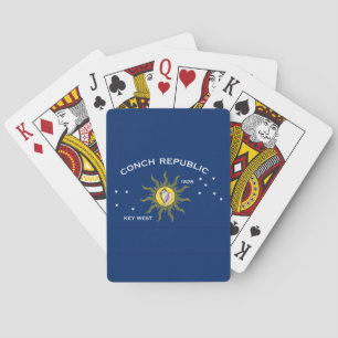 Vlag Conch Republic Pokerkaarten