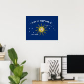 Vlag Conch Republic Poster (Thuiskantoor)