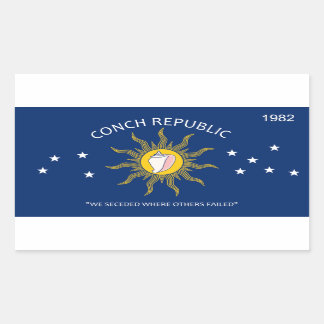 Vlag Conch Republic Rechthoekige Sticker