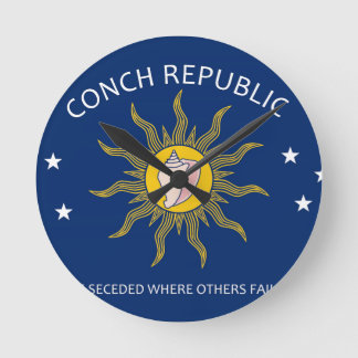 Vlag Conch Republic Ronde Klok