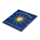 Vlag Conch Republic Tegeltje (Zijkant)