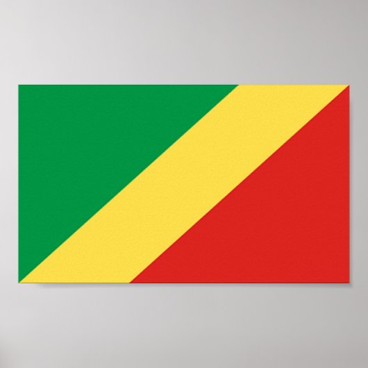 Vlag Congo Poster (Voorkant)