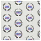 Vlag Congo Stof (Swatch)