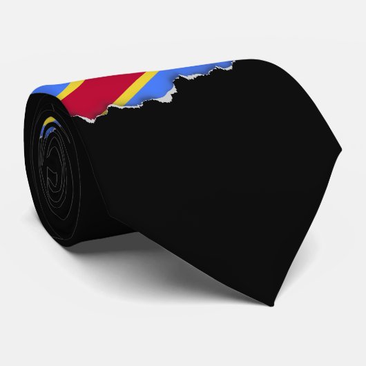 Vlag Congo Stropdas (Opgerold)