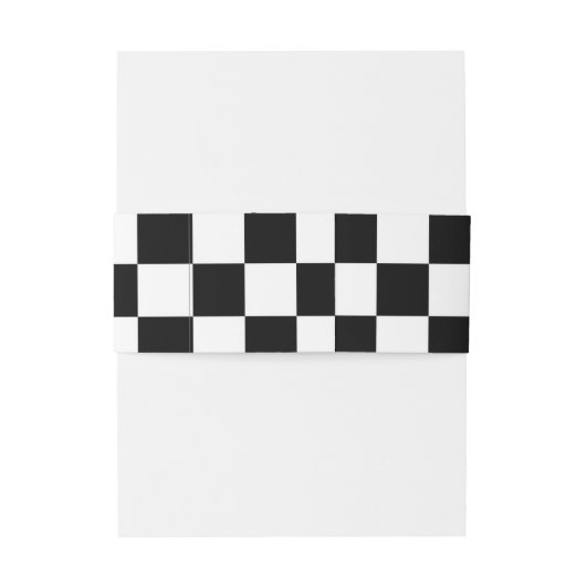 Vlag controleur uitnodigingen wikkel (Achterkant Voorbeeld)