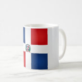 Vlag Cool Dominicaanse Republiek Koffiemok (Voorkant rechts)