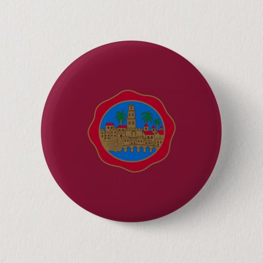 Vlag Cordoba (Spanje) Ronde Button 5,7 Cm (Voorkant)