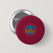 Vlag Cordoba (Spanje) Ronde Button 5,7 Cm (Voorkant /achterkant)