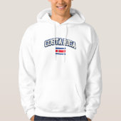  vlag Costa Rica Hoodie (Voorkant)